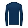 Augusta Sportswear Wicking Long Sleeve Sun Protection Athletic Shirt for Running, Hiking, Fishing, and Outdoor Activities, Navy, Small view 3