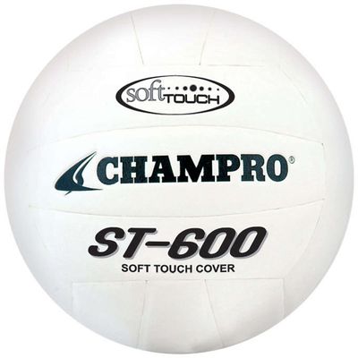 Champro Super Soft Touch Volleyball (White/Black)