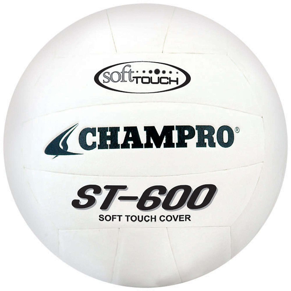 Champro Super Soft Touch Volleyball (White/Black)
