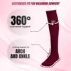 Vizari Premium Sports Socks for Adult and Youth - Breathable, Moisture-Wicking & Elastic Ribbed Design for All-Day Comfort view 4