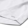 Soffe Big Girl's Dri 2-Button Henley Shirt, White, Small view 3