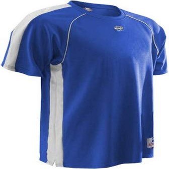 Intensity Men's Flatback Mesh Baseline Shooter, Royal/White, 3X-Large