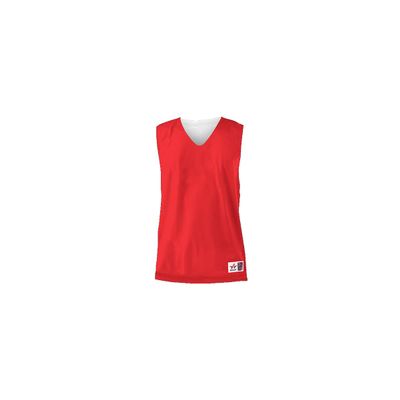 Alleson Athletic Adult Reversible Mesh Tank,Red/White,XX-Large