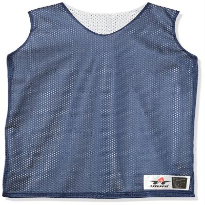 Alleson Athletic Adult Reversible Mesh Tank,Navy/White,XX-Large