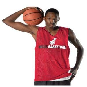 Alleson Athletic Adult Reversible Mesh Tank,Vegas/White,Large