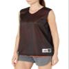 Alleson Athletic Youth Reversible Mesh Tank, Black/Burnt Orange, Large view 1