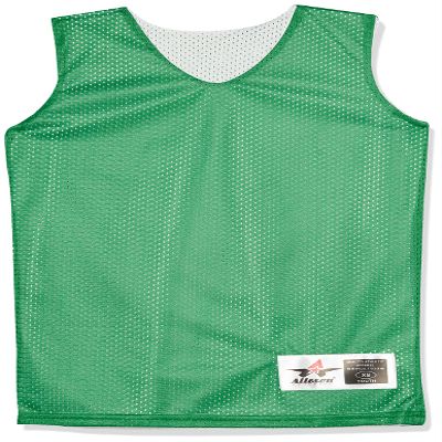 Alleson Athletic Kids' Reversible Tank, Kelly/White, Small