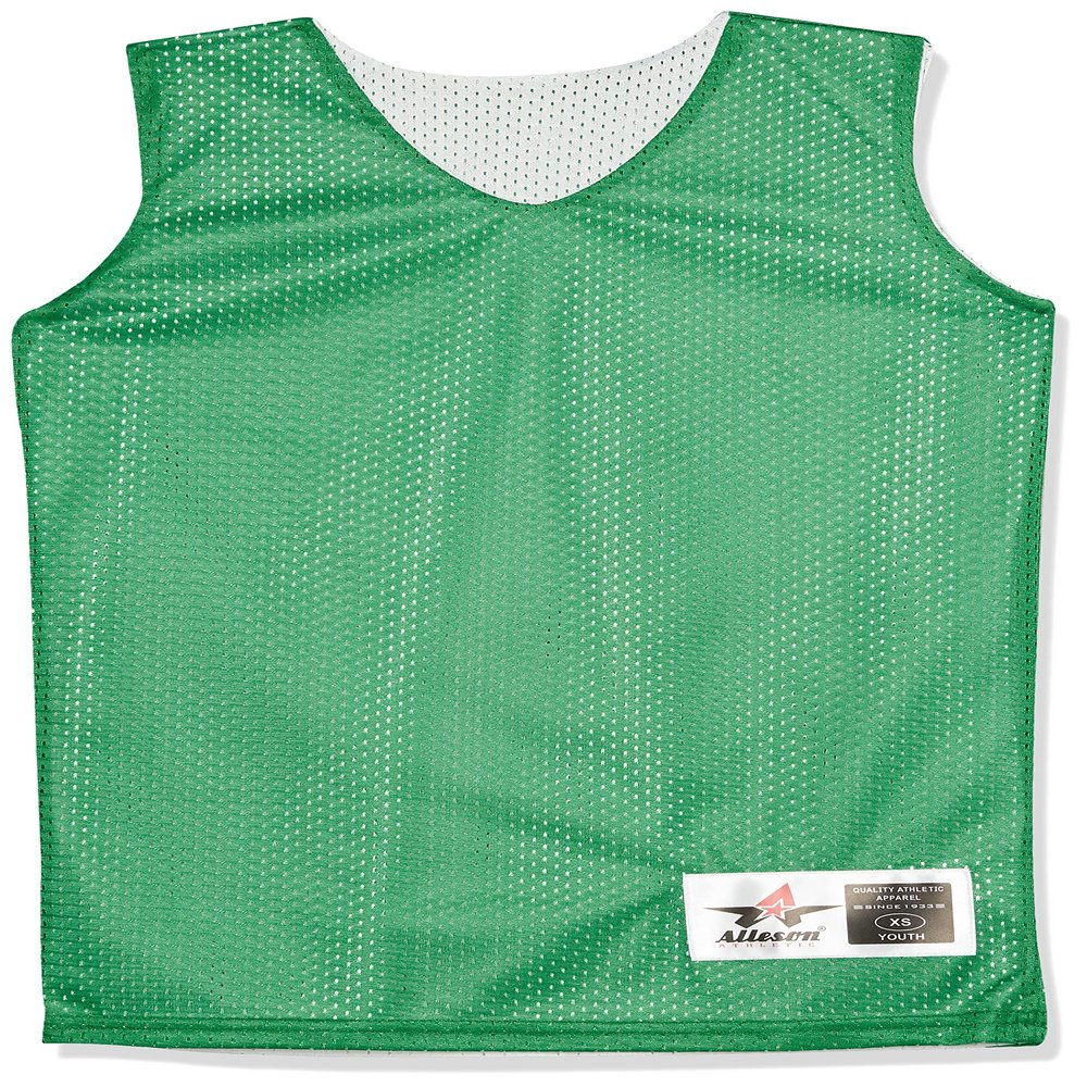 Alleson Athletic Kids' Reversible Tank, Kelly/White, Small