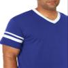 Augusta Sportswear Sleeve Stripe Jersey, Medium, Purple/White view 3