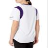 Intensity Womens Mock Mesh Short Sleeve Softball Jersey, White/Purple, X-Small view 2