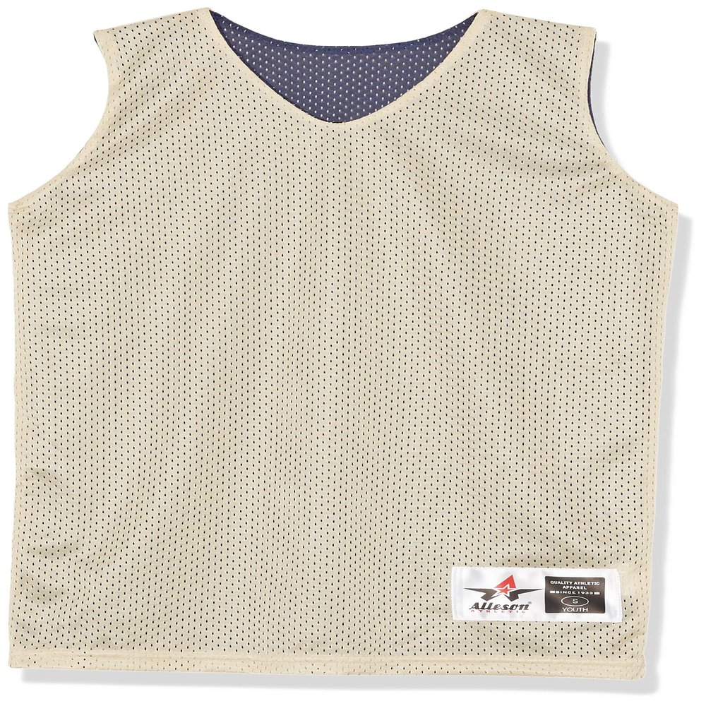 Alleson Athletic Adult Reversible Mesh Tank,Vegas Gold/Navy,XX-Large