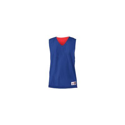 Alleson Athletic Adult Reversible Mesh Tank,Royal/Red,Medium