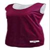Intensity Womens Eyelet Mesh PE Cut Jersey, Cardinal/White, Large view 1