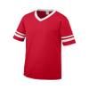 Augusta Sportswear Youth Sleeve Stripe Jersey, Red/White, S