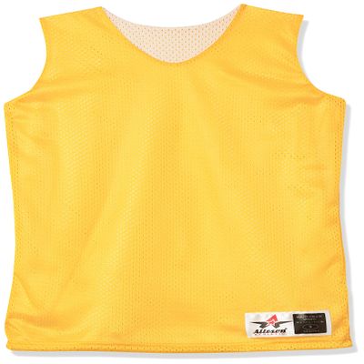 Alleson Athletic Mens Reversible Tank Shirt, Gold/White, 2X US