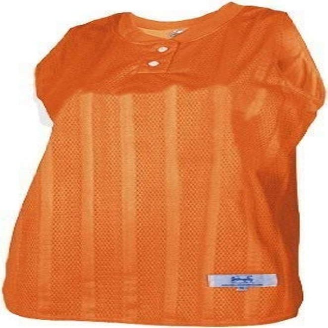 Intensity Women's Diamond Mesh Sleeveless Softball Top, Orange, XX-Large