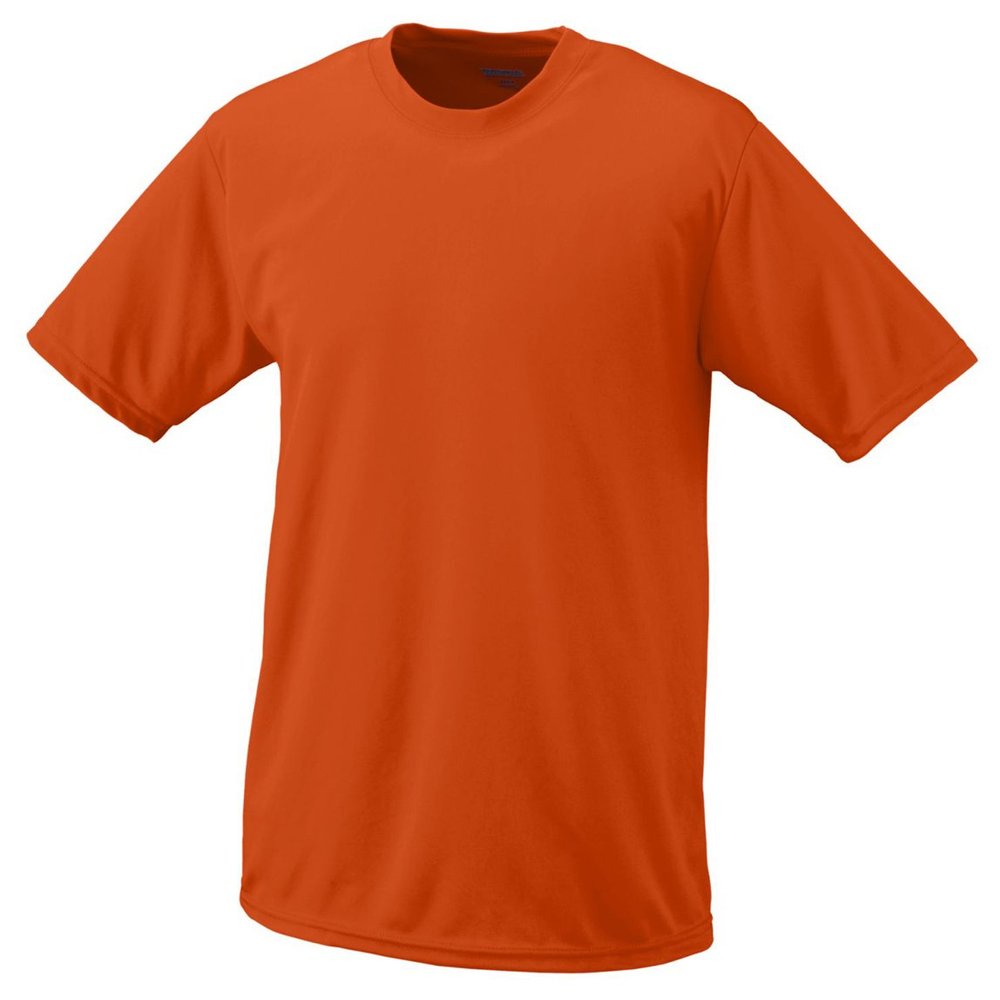 Augusta Sportswear Boys Wicking T-Shirt, Medium, Orange