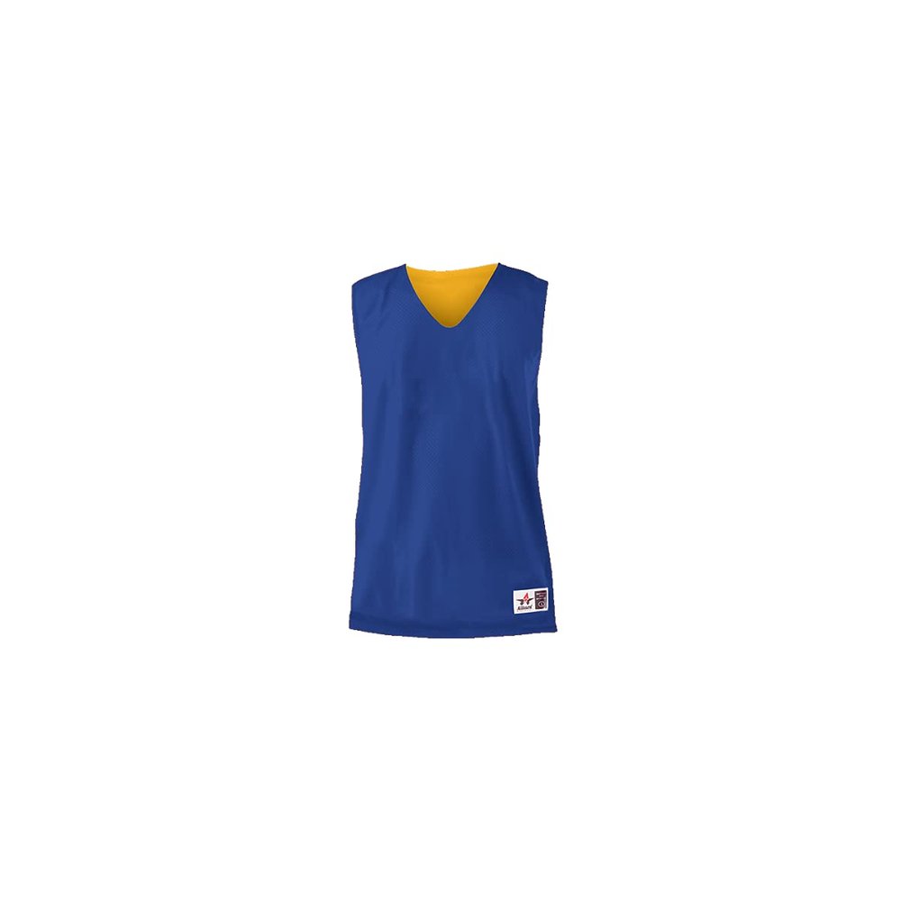 Alleson Athletic Men's Reversible Tank, Royal/Gold, X-Large