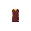 Alleson Athletic Adult Reversible Mesh Tank,Light Maroon/Gold,X-Large view 1