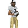Champro Youth Stretch Dazzle Football Pant with Snaps, Vegas Gold view 2