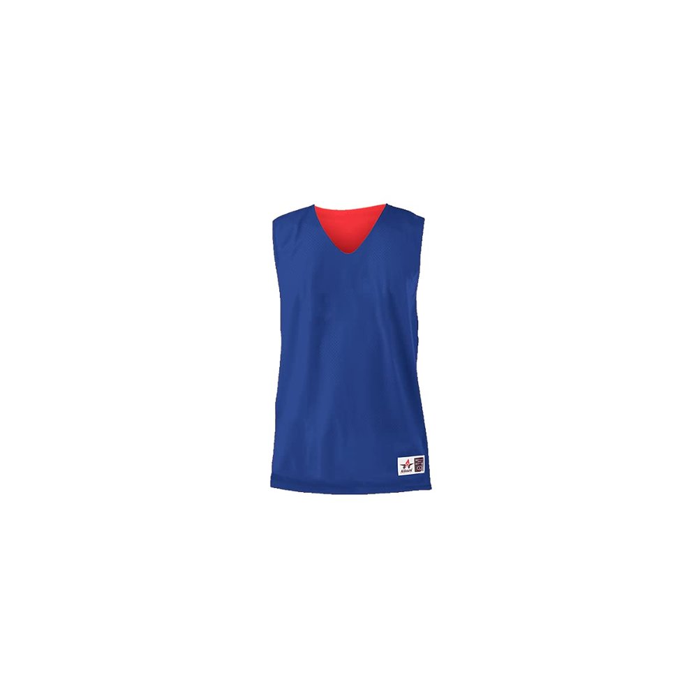Alleson Athletic Adult Reversible Mesh Tank,Royal/Red,X-Large