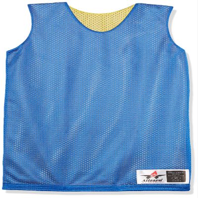 Alleson Athletic Youth Reversible Mesh Tank, Royal/Gold, Large