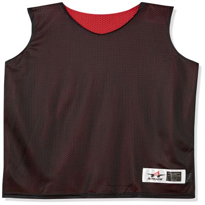 Alleson Athletic Kids' Reversible Tank, Black/Red, Small
