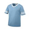Augusta Sportswear Youth Sleeve Stripe Jersey, Light Blue/White, S