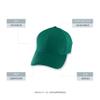 Augusta Sportswear Youth Athletic Mesh Cap Dark Green OS view 2