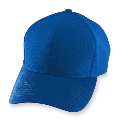 Augusta Sportswear Youth Athletic Mesh Cap Royal OS