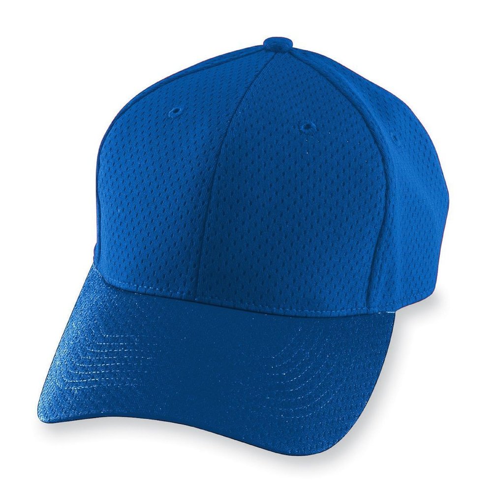 Augusta Sportswear Youth Athletic Mesh Cap Royal OS