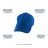 Augusta Sportswear Youth Athletic Mesh Cap Royal OS view 2