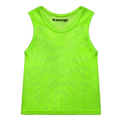 Vizari Mesh Sports Pinnies Pack of 1/12- Youth Scrimmage Vests for Soccer, Hockey, Basketball & Football