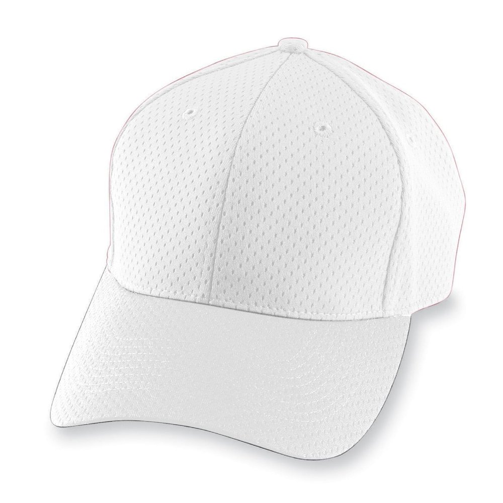 Augusta Sportswear Youth Athletic Mesh Cap White OS