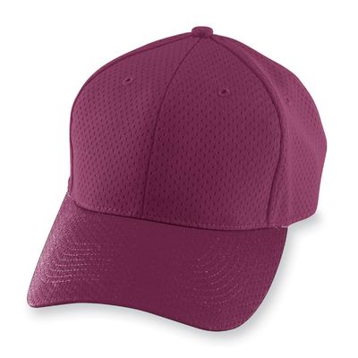 Augusta Sportswear Youth Athletic Mesh Cap Maroon OS