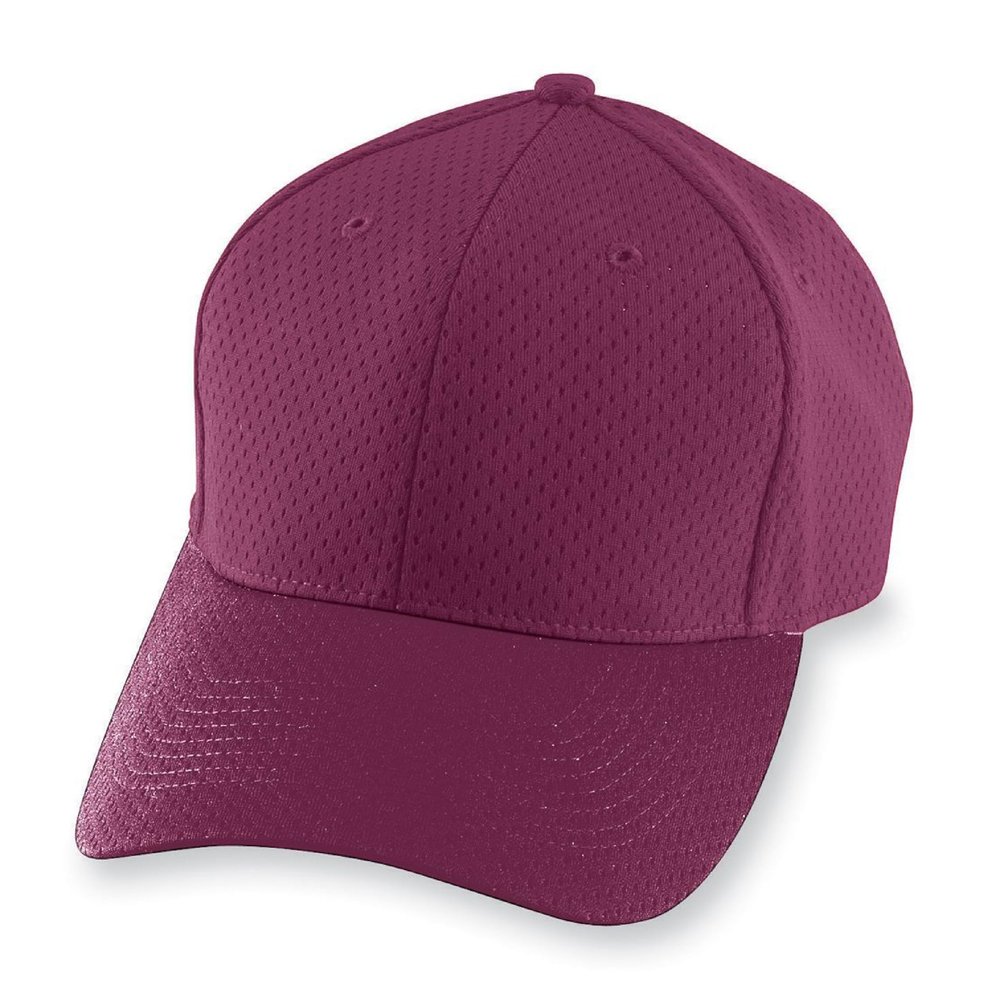 Augusta Sportswear Youth Athletic Mesh Cap Maroon OS