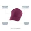 Augusta Sportswear Youth Athletic Mesh Cap Maroon OS view 2