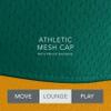 Augusta Sportswear Youth Athletic Mesh Cap Dark Green/Gold OS view 3