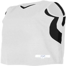 Intensity Women's Weave Basketball Jersey, White/Black, X-Large