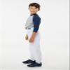 Alleson Athletic Boys Youth Elastic Bottom Baseball Pants, Navy, X-Large view 4