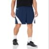 Intensity Weave Basketball Shorts, Navy/White, Large view 1