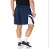 Intensity Weave Basketball Shorts, Navy/White, Large view 2