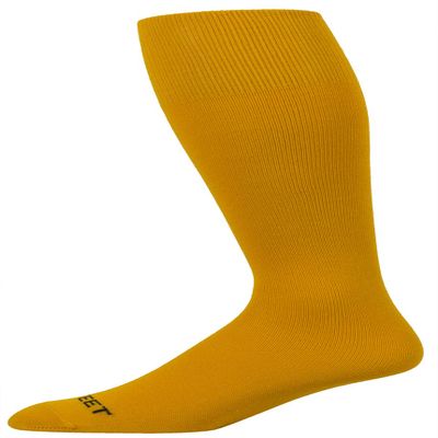 Pro Feet Polyester Multi-Sport Tube Socks, Gold, X-Small, 112