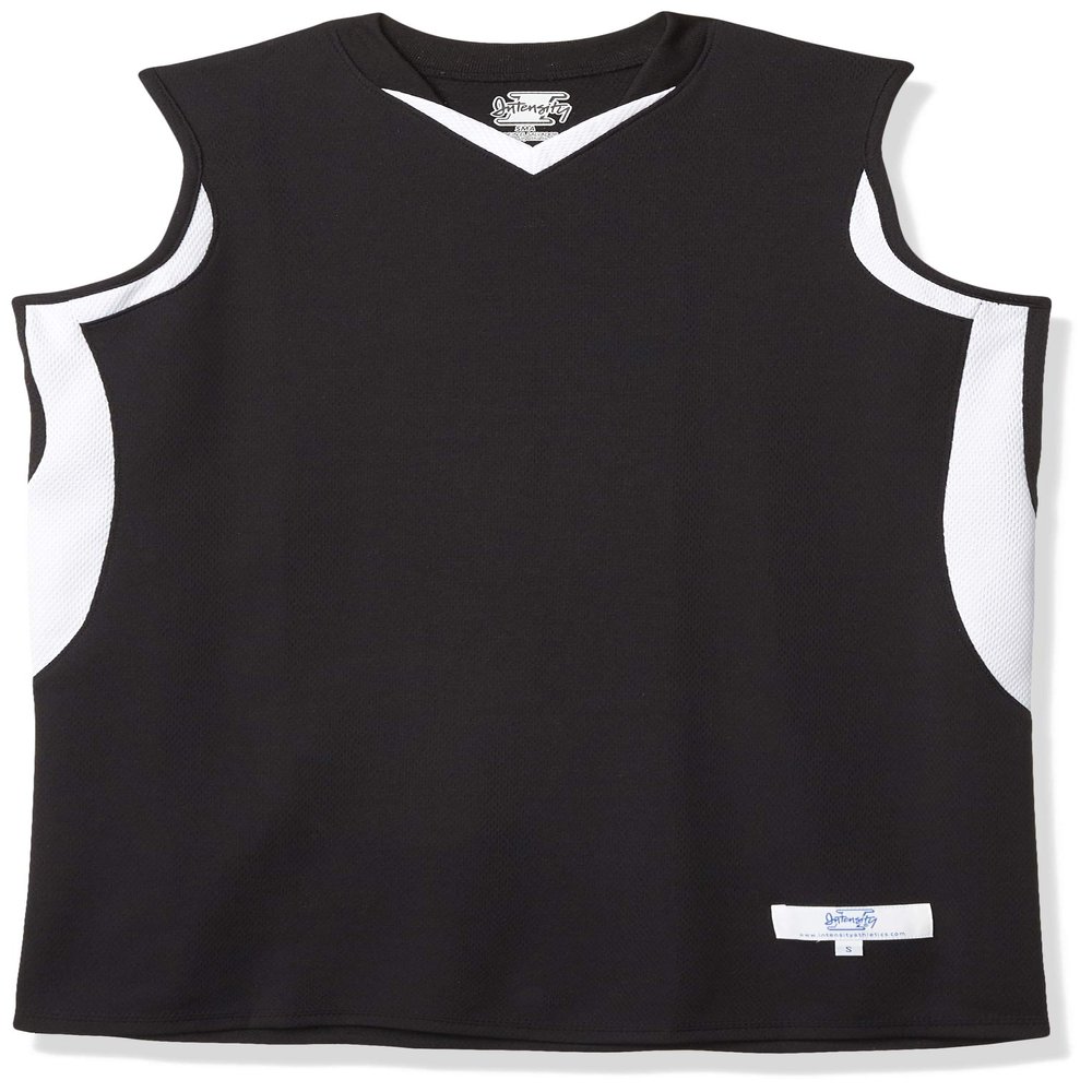 Intensity Women's Weave Basketball Jersey, Black/White, XX-Large