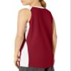 Intensity Womens Diamond Flatback Mesh Basketball Jersey, Cardinal/White, Large view 2