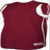 Intensity Men's Low Post Fitted Basketball Jersey, Cardinal/White, XX-Large view 1
