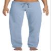 Bella Ladies Ringspun Cotton Straight Leg Fleece Pants - Red - X-Large view 2