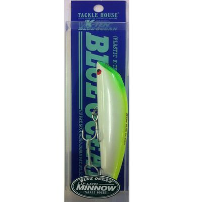 TackleHouse Minnow K-Ten Blue Ocean Ripless Minnow 140 mm 30g Chart Back #105 BKLM140 Lure