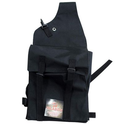 HILASON 9"X4.5"X12" Western 600D Nylon Horse Saddle Bag Black