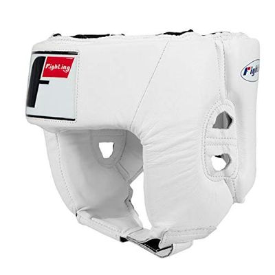 Fighting Sports USA Boxing Comp Headgear (Open Face), White, Medium
